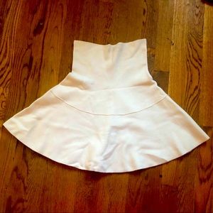 3/$30 Zara white knit high waisted skirt